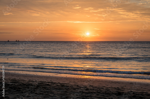 Beautiful sunset in Mancora Beach - Mancora  Peru