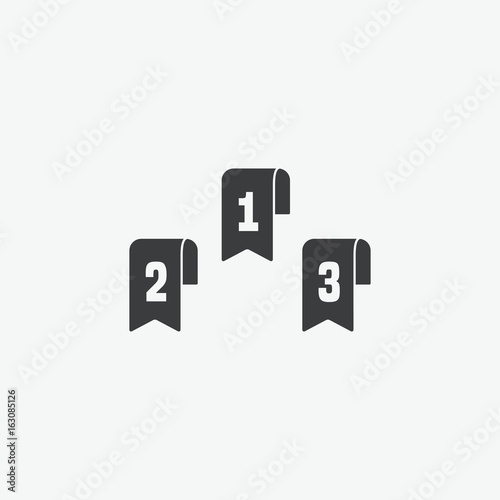 Podium Ribbons Icons