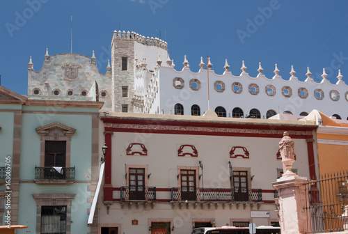 Public and historic building University of Guanajuato, Mexico photo