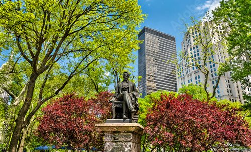 William Seward Statue at Madison Square Park in Manhattan, New York City photo