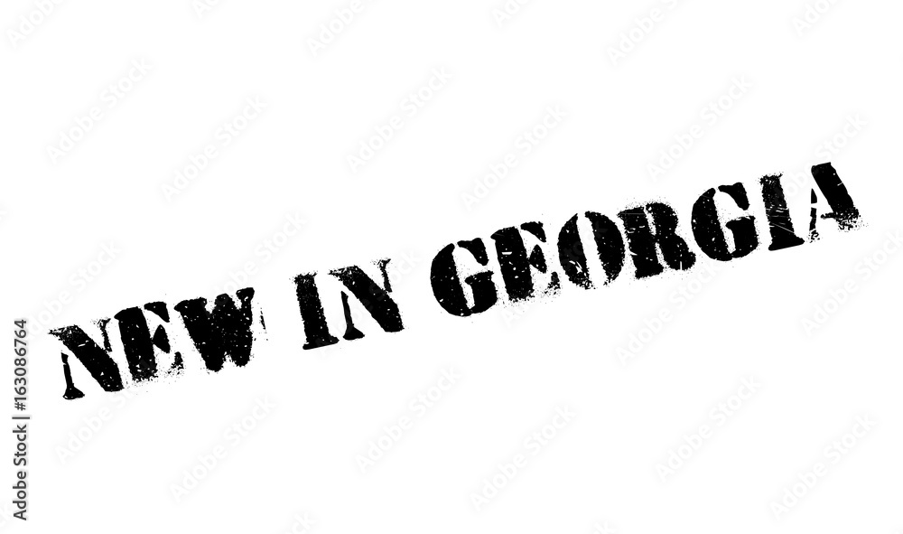 New In Georgia rubber stamp. Grunge design with dust scratches. Effects can be easily removed for a clean, crisp look. Color is easily changed. New In Georgia rubber stamp. Grunge design with dust scratches. Effects can be easily removed for a clean, crisp look. Color is easily changed.