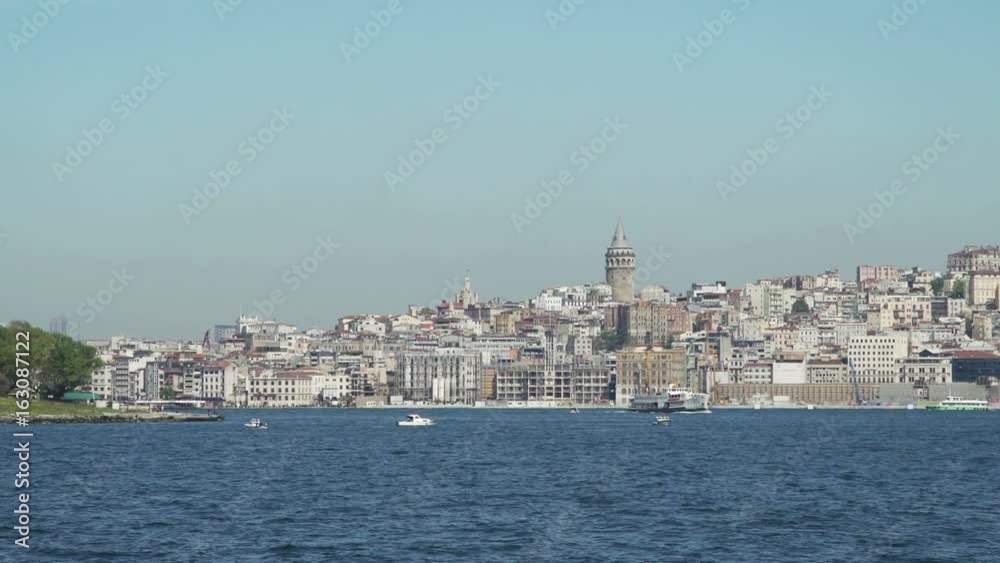 View of historic architecture and Galata tower View of historic architecture and Galata tower