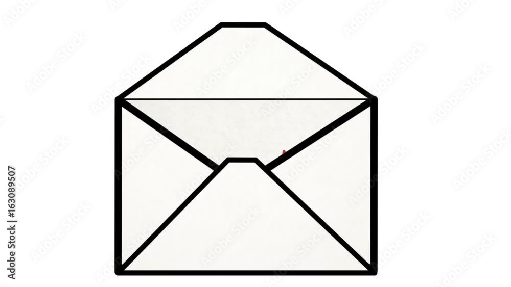 Valentines love Letter coming out of envelope with I love you on written Valentines love Letter coming out of envelope with I love you on written