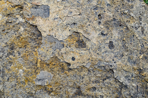 Abstract Rock Wall Formations