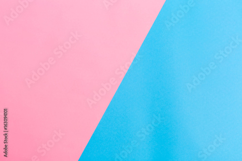 Split blank pink and blue vibrant dutone background