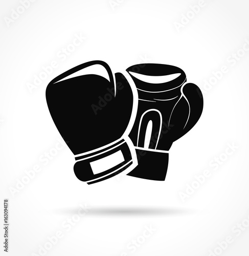 boxing gloves on white background