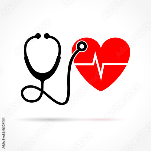 stethoscope and heart