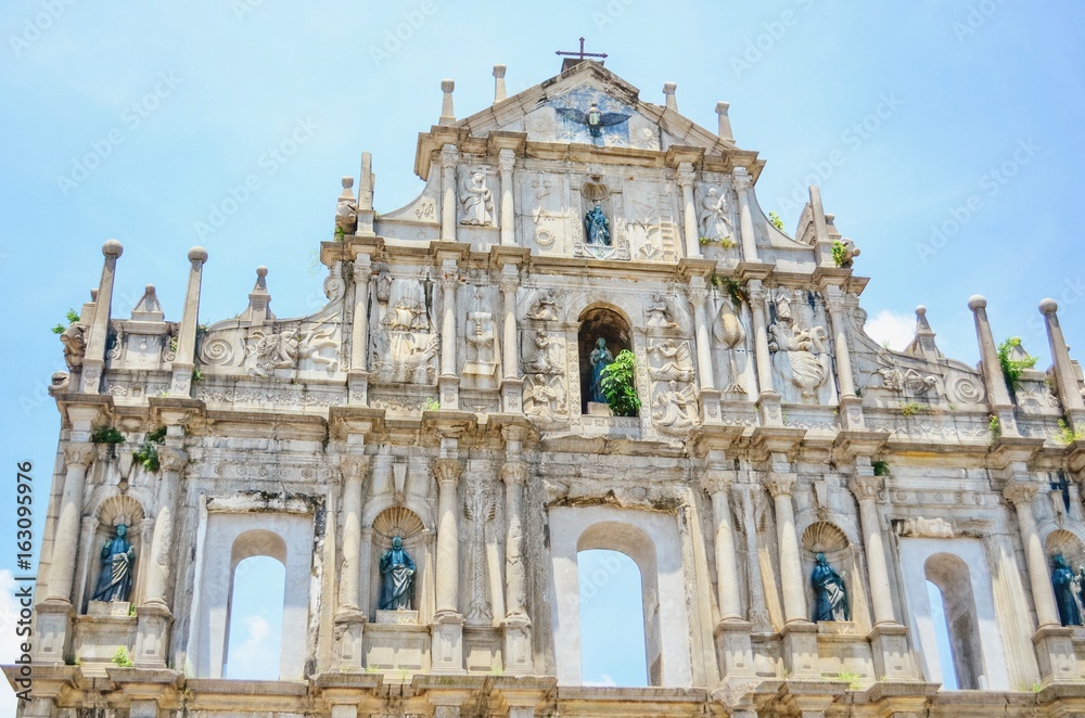 Exteriors of Ruins of St. Paul's in Macau