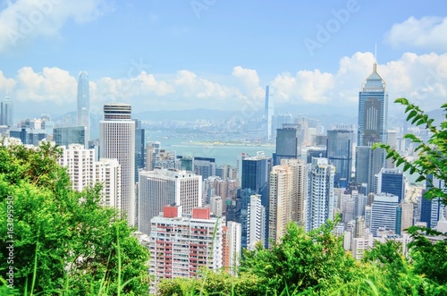 Photography Modern Skylines of Hong Kong from the Victoria Peak
