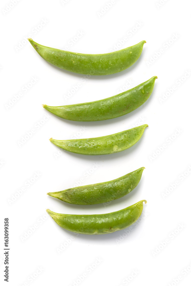 Peas isolated Peas isolated