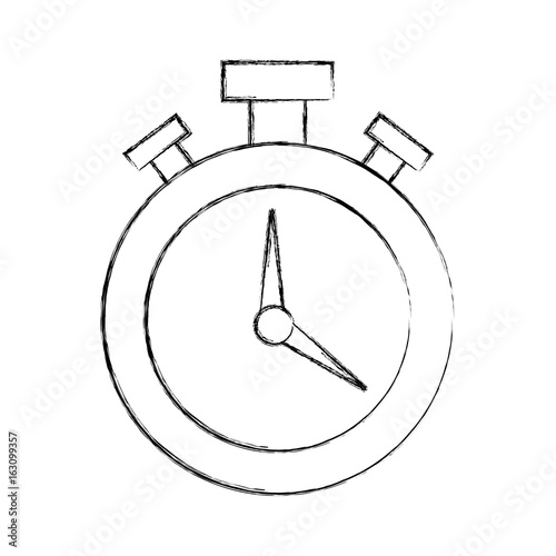 chronometer watch isolated icon vector illustration design