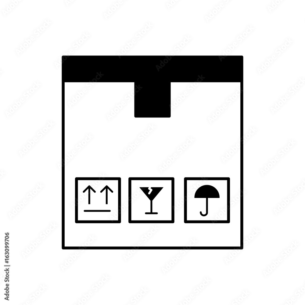 box carton delivery icon vector illustration design box carton delivery icon vector illustration design