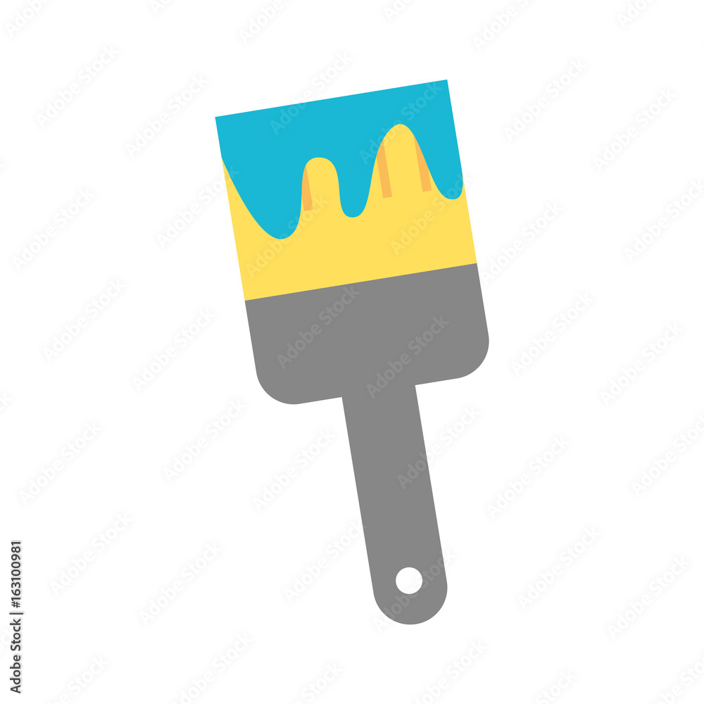 paint brush isolated icon vector illustration design paint brush isolated icon vector illustration design