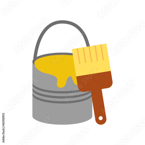 paint bottle isolated icon vector illustration design