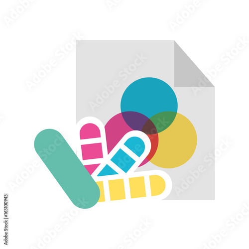 combine color palette icon vector illustration design graphic