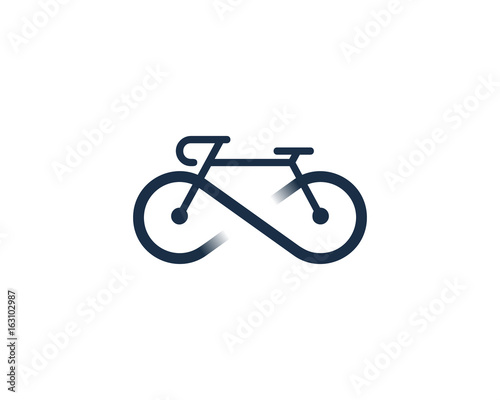 Bike Icon Logo Design Element