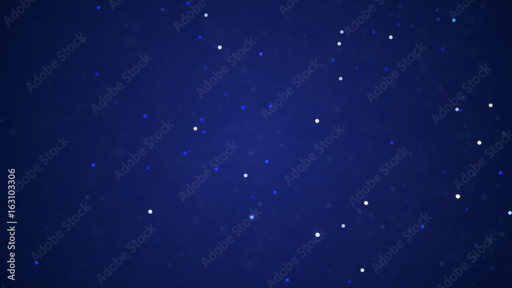 blue bokeh blur background dust motion graphic, Particle motion background