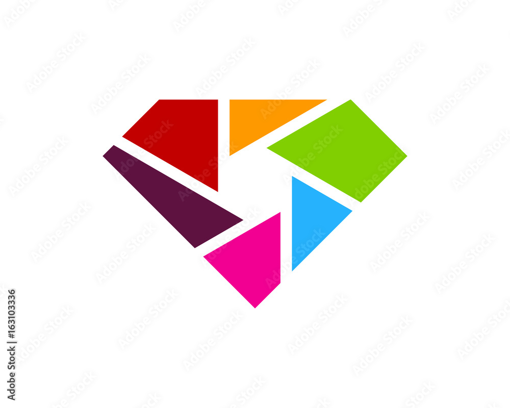 Diamond Camera Icon Logo Design Element Diamond Camera Icon Logo Design Element