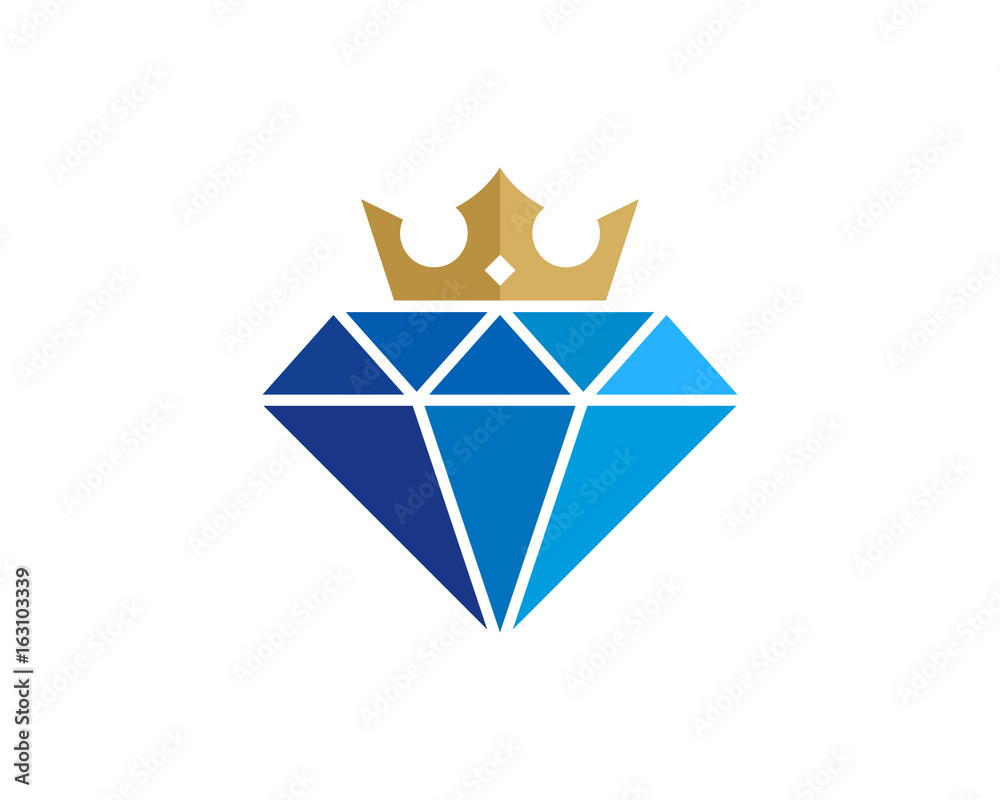 Diamond King Icon Logo Design Element Diamond King Icon Logo Design Element