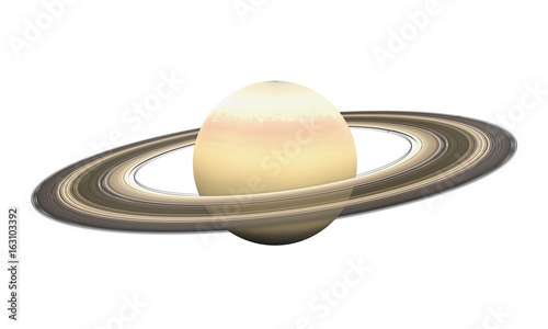 Fototapeta Naklejka Na Ścianę i Meble -  Planet Saturn Isolated
