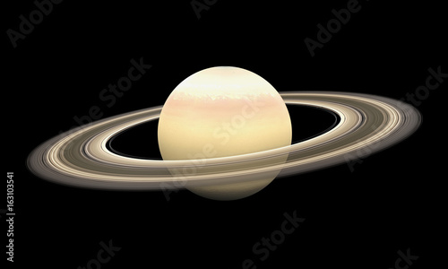Fototapeta Naklejka Na Ścianę i Meble -  Planet Saturn Isolated
