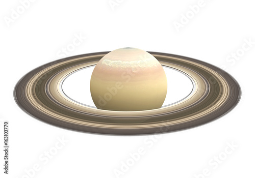 Fototapeta Naklejka Na Ścianę i Meble -  Planet Saturn Isolated
