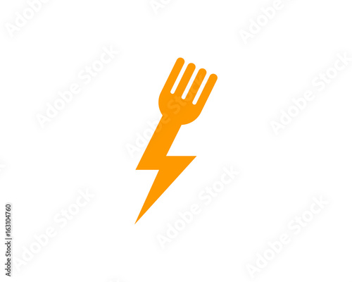 Power Food Icon Logo Design Element