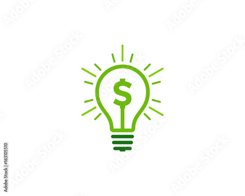 Money Idea Icon Logo Design Element