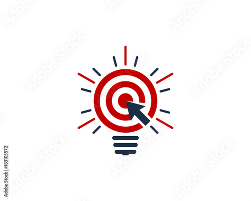Target Idea Icon Logo Design Element