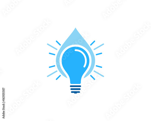 Water Idea Icon Logo Design Element
