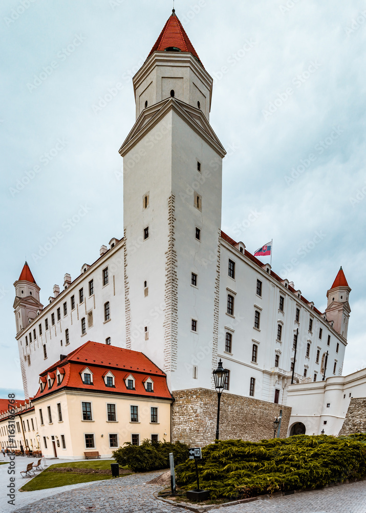Beautiful view of Bratislava Castle in Slovakia
