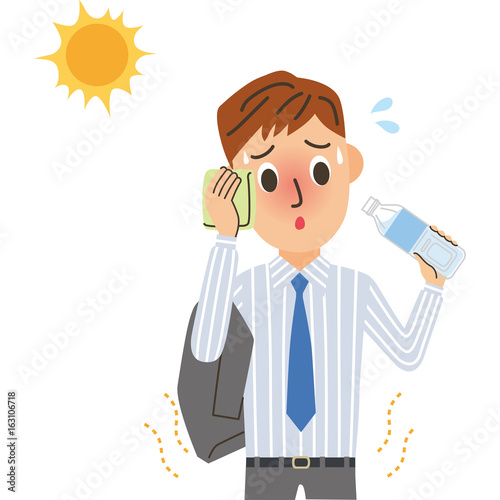 熱中症　会社員