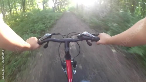 Bicycle Action Camera Forest Hand rudder