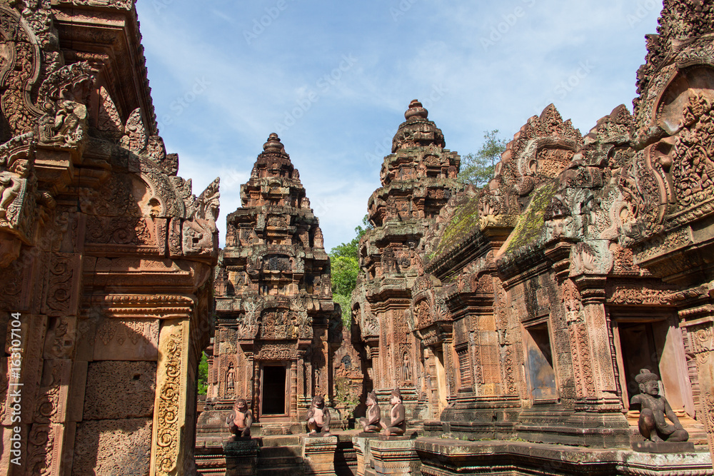 Naklejka premium Siem Reap Banteay Srei or Lady Temple, Siem Reap, Cambodia