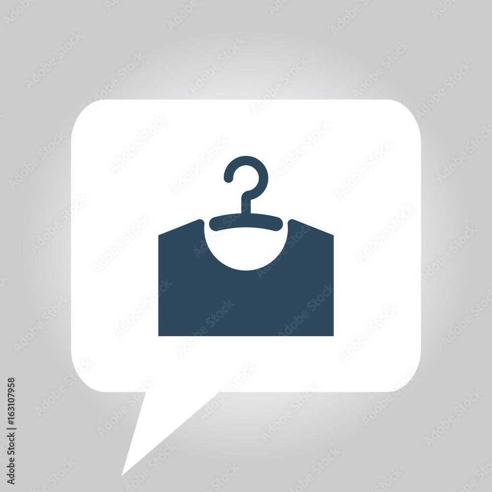 clothes hanger vector icon clothes hanger vector icon
