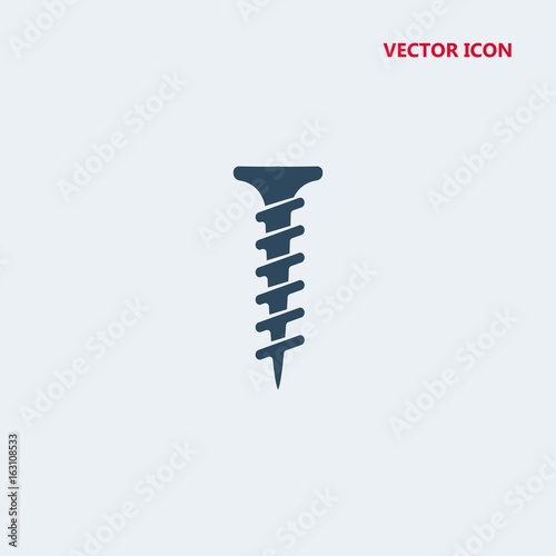 screw vector icon