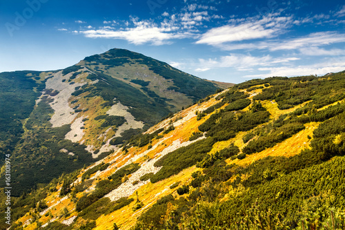 Mountainous landscape in the national park Mala Fatra, Slovakia, Europe.