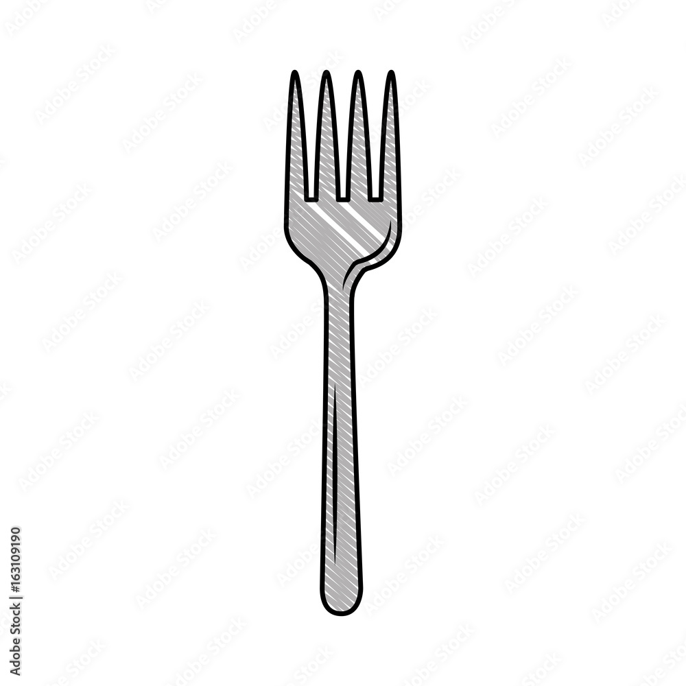 fork cutlery isolated icon vector illustration design fork cutlery isolated icon vector illustration design