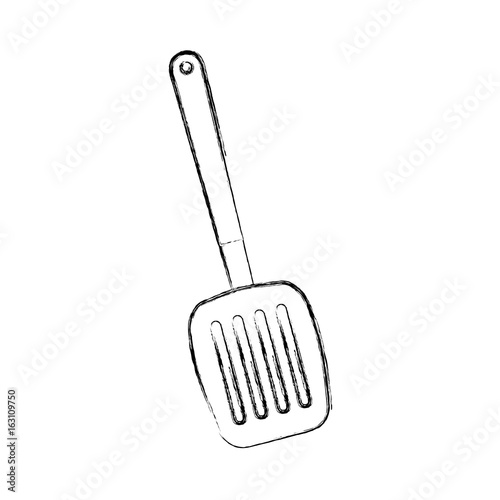 kitchen spatula tool icon vector illustration design