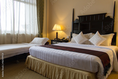 Mattress in the bedroom