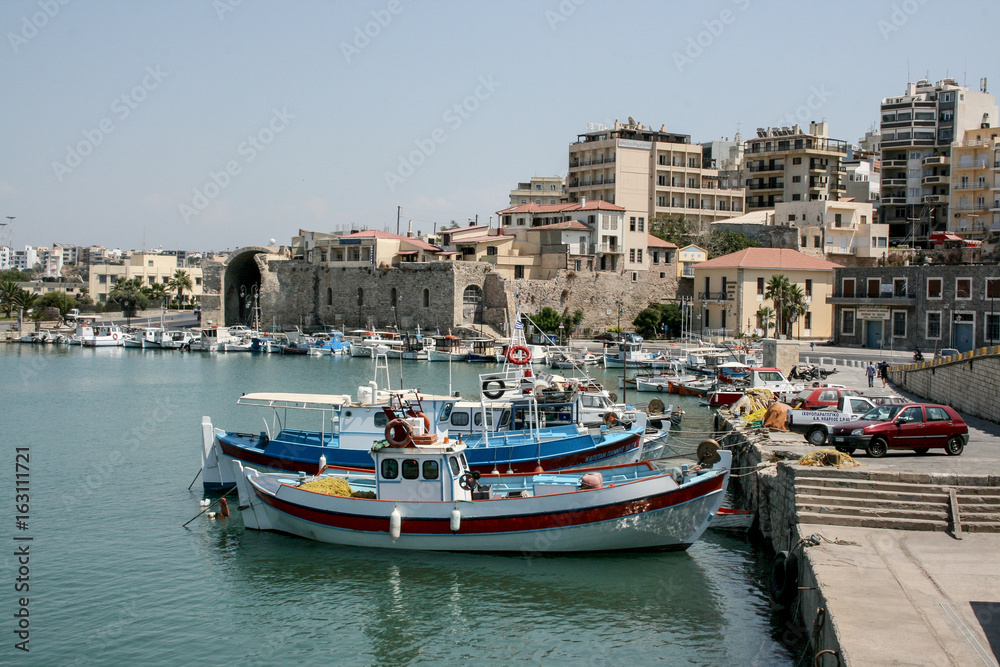ailboats and yachts marine Crete, Greece