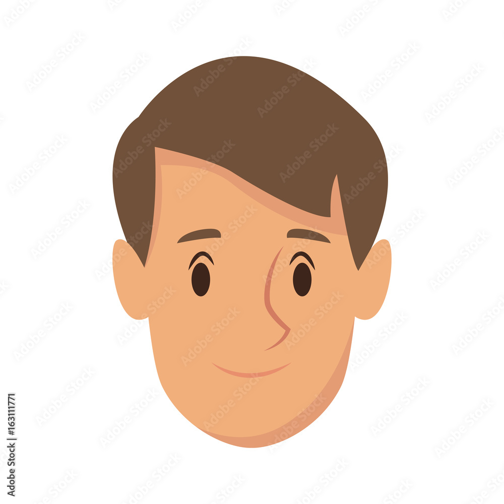 cartoon man young character smile image cartoon man young character smile image