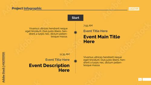 Vertical timeline slide 1
