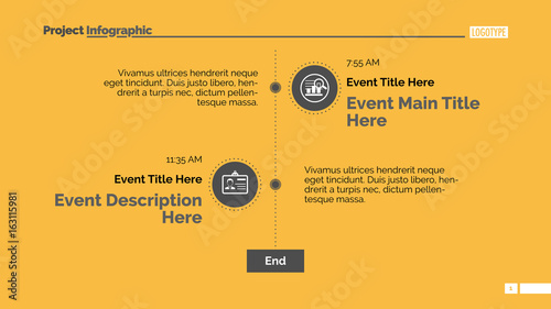 Vertical timeline slide 3
