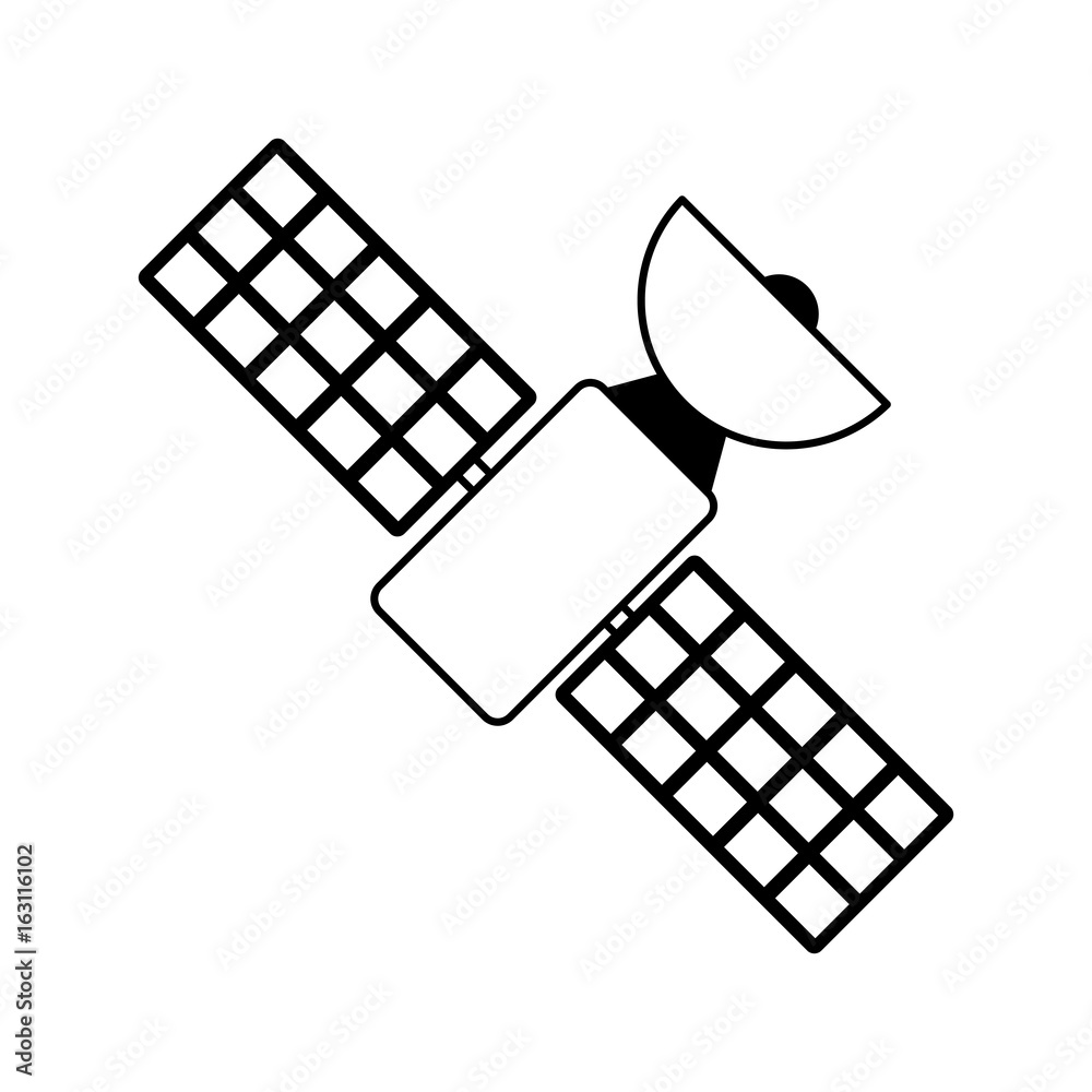 satellite transmission telecommunication icon image satellite transmission telecommunication icon image