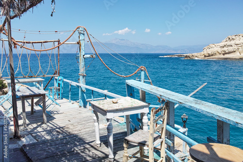 Blick über die Bucht von Matala - Kreta photo