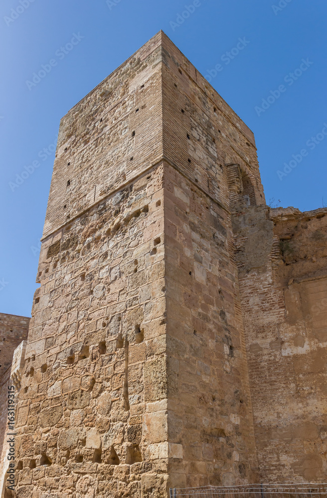 Medieval tower of the castle of Requena
