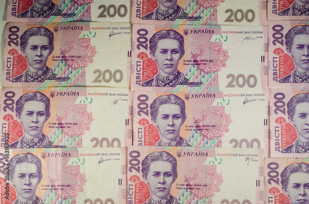 Background of the ukrainian banknotes