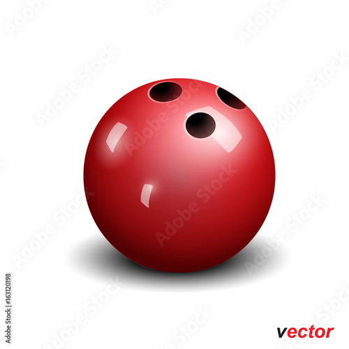Bowling ball isolated