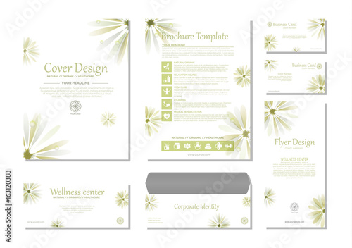 Brand identity template set